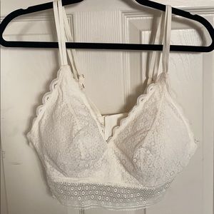 Aerie XL Cream Bralette New Never Worn
